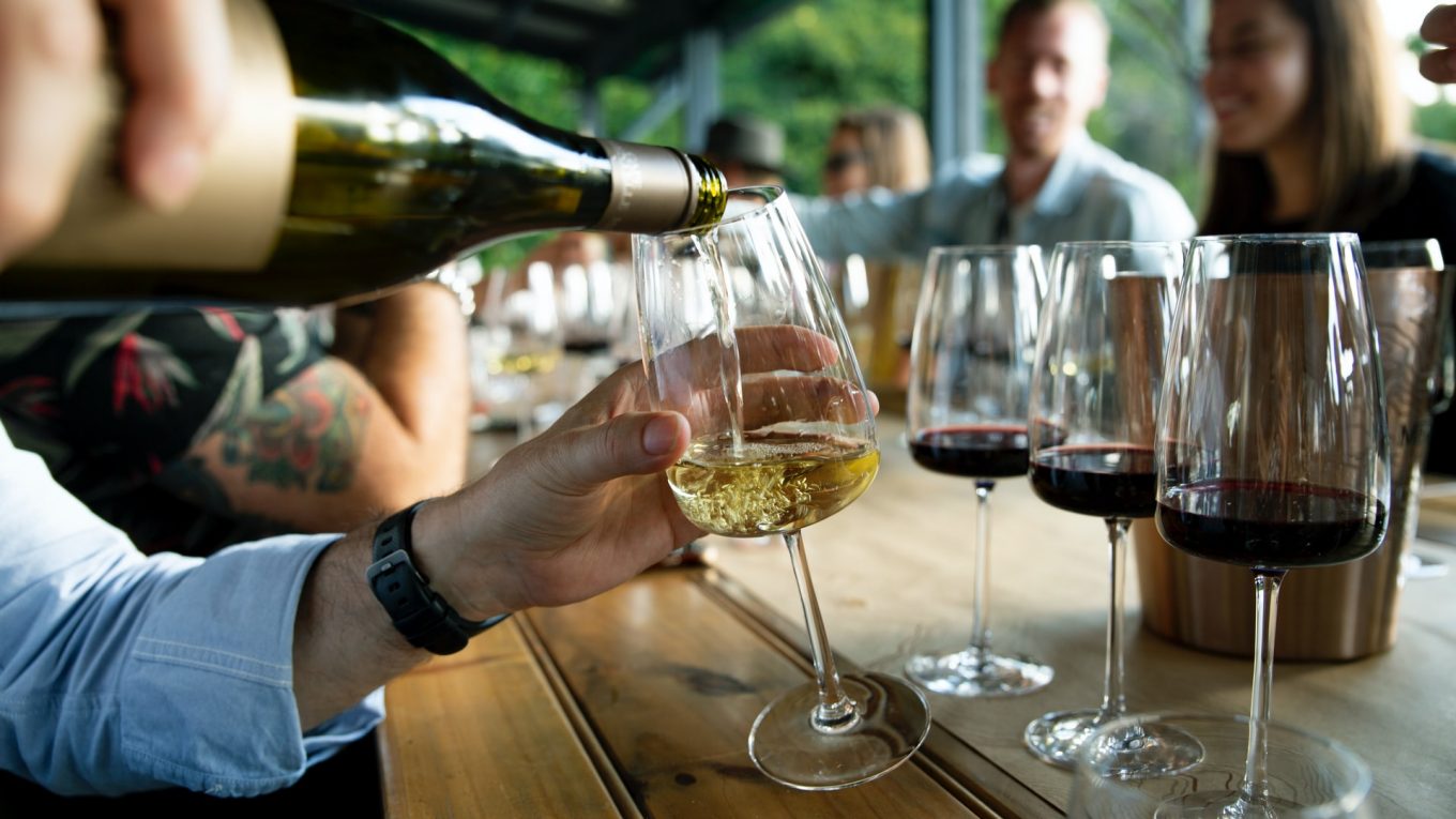 Touch is like wine tasting
