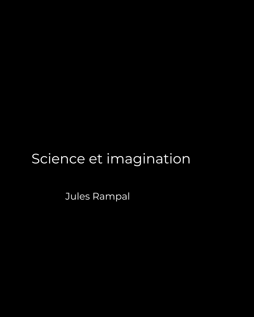 Chapitre 8 – Imagination et science